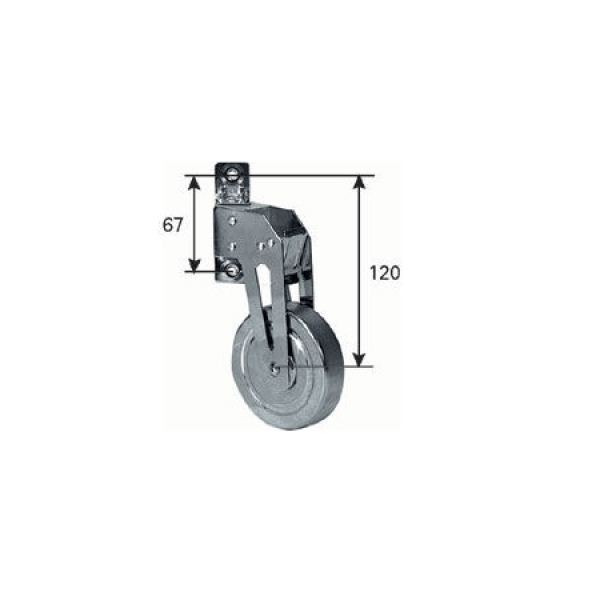 Gurtenwickler schwenkbar für 20 und 23mm Gurte
